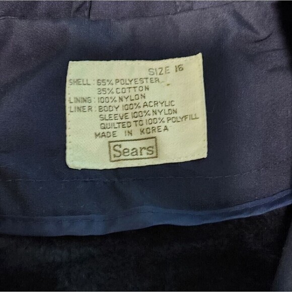 Vintage Blue Sears Coat
Lot L - Picture 5 of 6